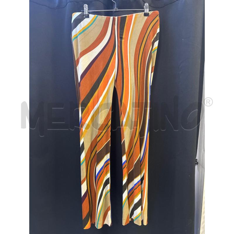 PANTALONE DONNA MALIPARMI FANT ARANCIO MARR VIOLA BEIGE | Mercatino dell'Usato Ciampino 1