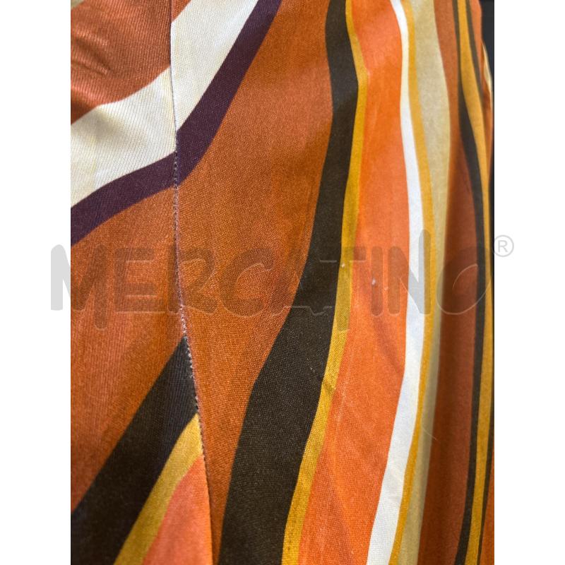 PANTALONE DONNA MALIPARMI FANT ARANCIO MARR VIOLA BEIGE | Mercatino dell'Usato Ciampino 4