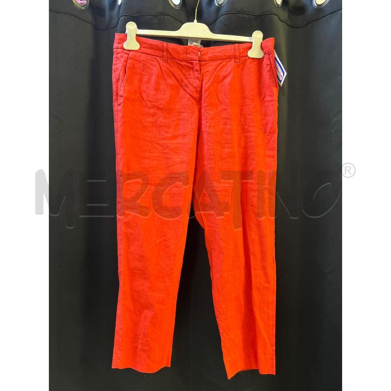 PANTALONE DONNA MARELLA SPORT ROSSOMISTO LINO | Mercatino dell'Usato Ciampino 1