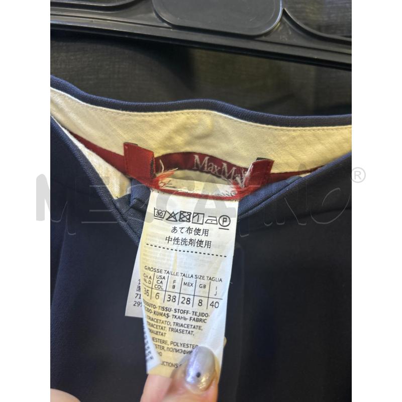 PANTALONE DONNA MAX MARA BLU  | Mercatino dell'Usato Ciampino 2
