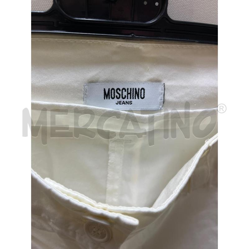 PANTALONE DONNA MOSCHINO BIANCO  | Mercatino dell'Usato Ciampino 2