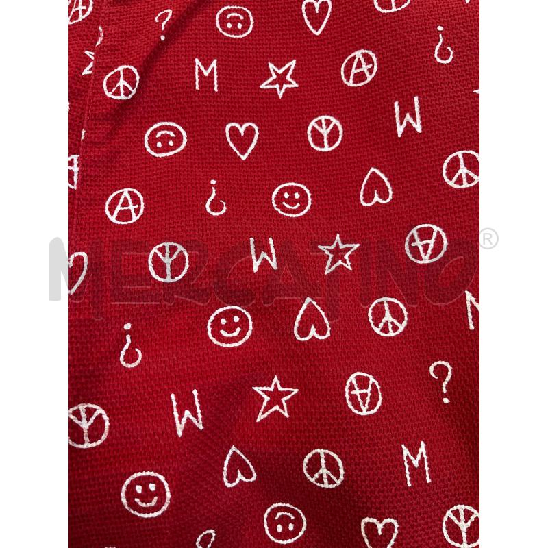 PANTALONE DONNA MOSCHINO ROSSO FANT BIANCA  | Mercatino dell'Usato Ciampino 3