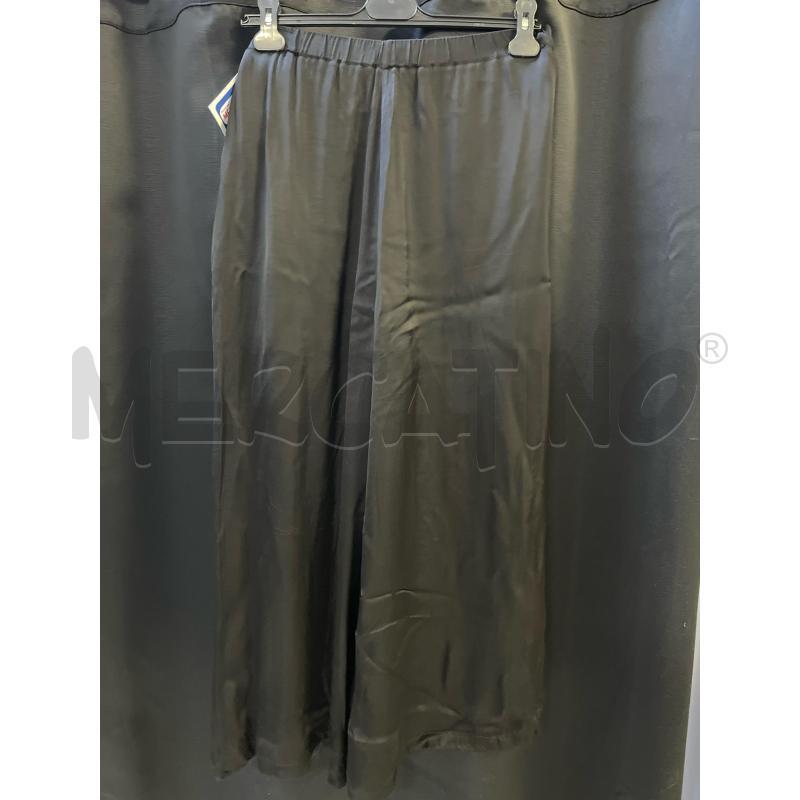 PANTALONE DONNA NERO LARGO RASO LIVIANA CONTI | Mercatino dell'Usato Ciampino 3