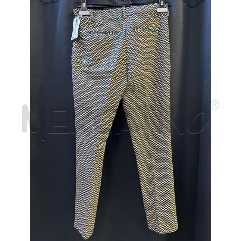 PANTALONE DONNA PINKO NERO QUADRI COLORATI | Mercatino dell'Usato Ciampino 3