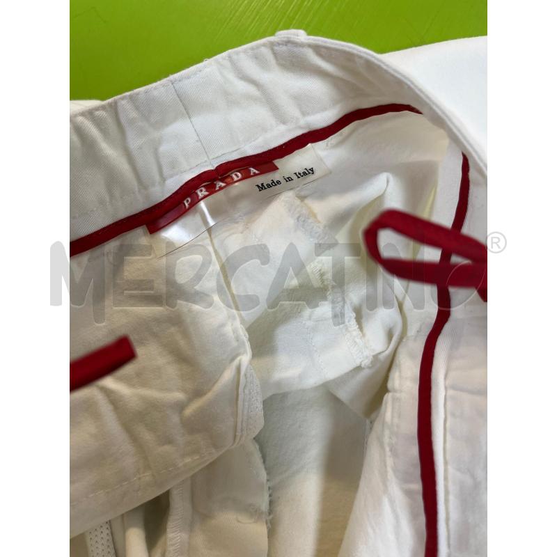 PANTALONE DONNA PRADA BIANCO | Mercatino dell'Usato Ciampino 3
