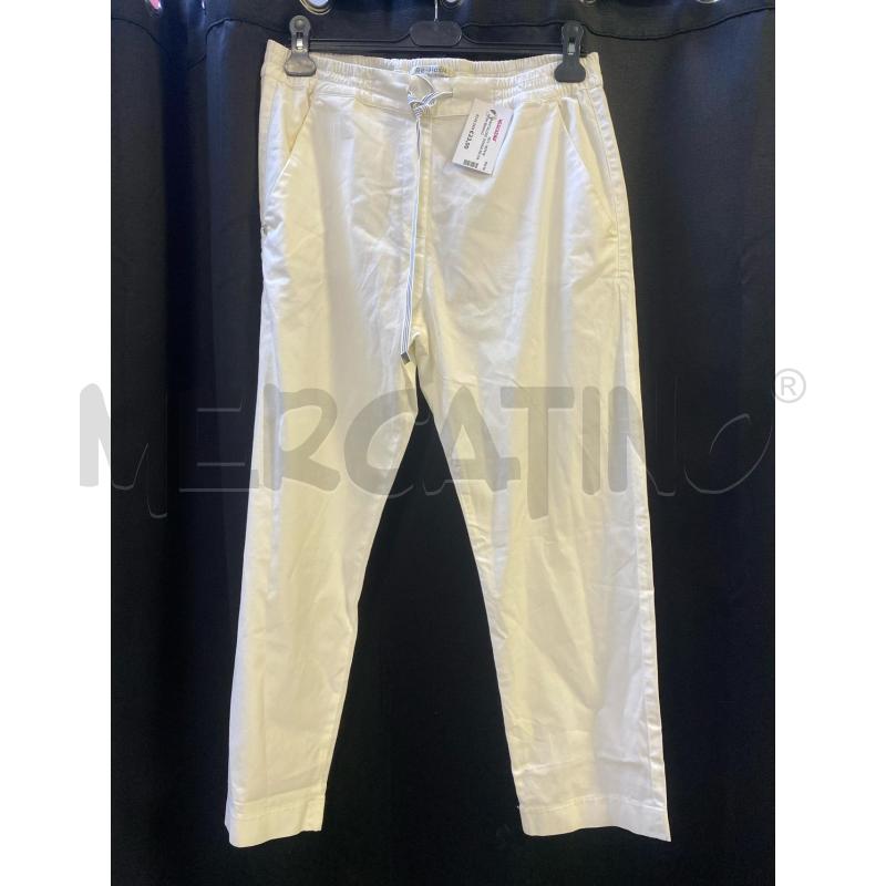 PANTALONE DONNA RE-HASH BIANCO | Mercatino dell'Usato Ciampino 1