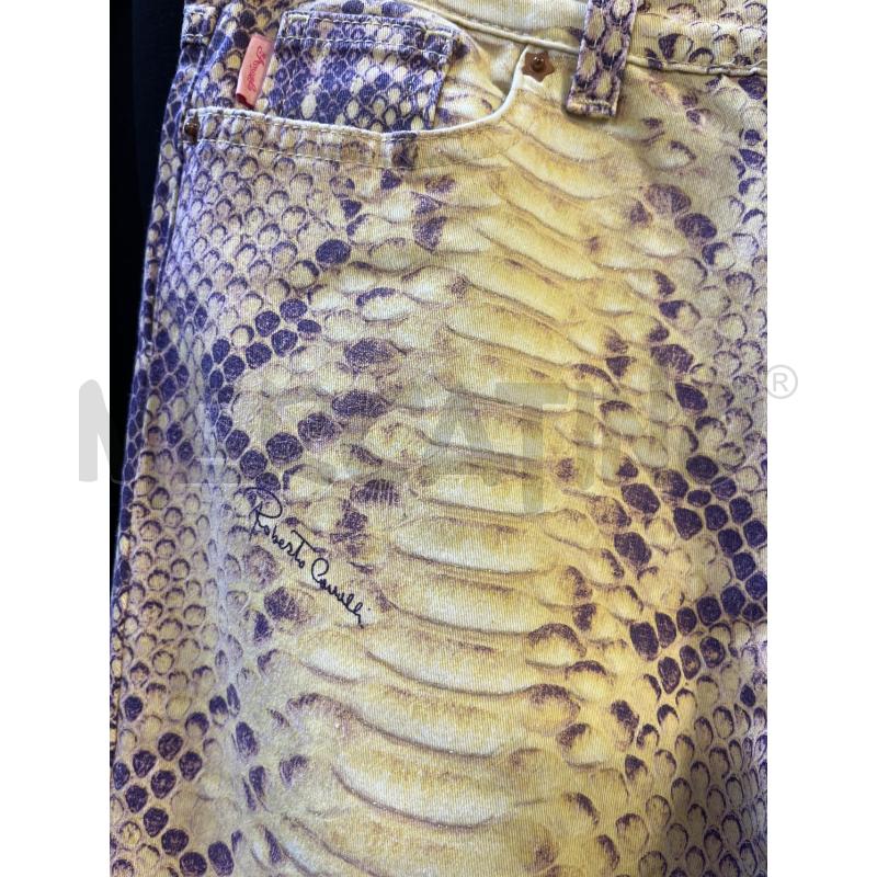 PANTALONE DONNA ROBERTO CAVALLI FANT GIALLA VIOLA | Mercatino dell'Usato Ciampino 2