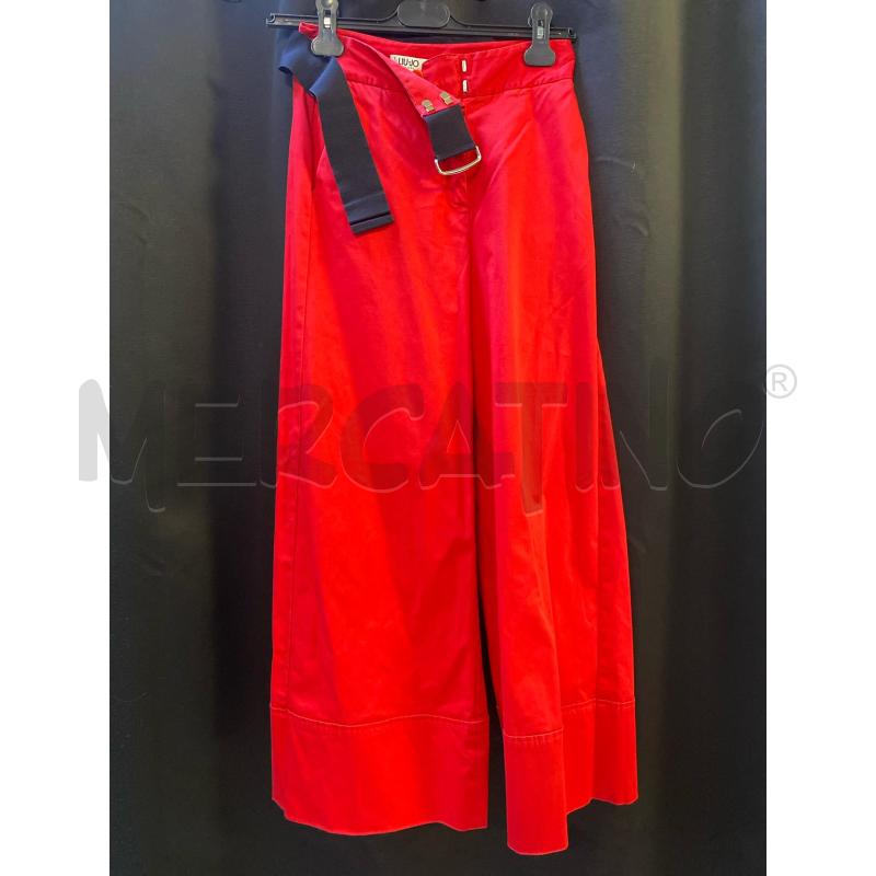 PANTALONE DONNA ROSSO LIUJO | Mercatino dell'Usato Ciampino 1