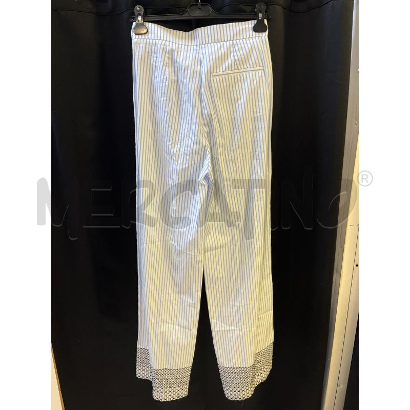 PANTALONE DONNA SFIZIO NUOVO STR CELESTI BIANCHE  | Mercatino dell'Usato Ciampino 3