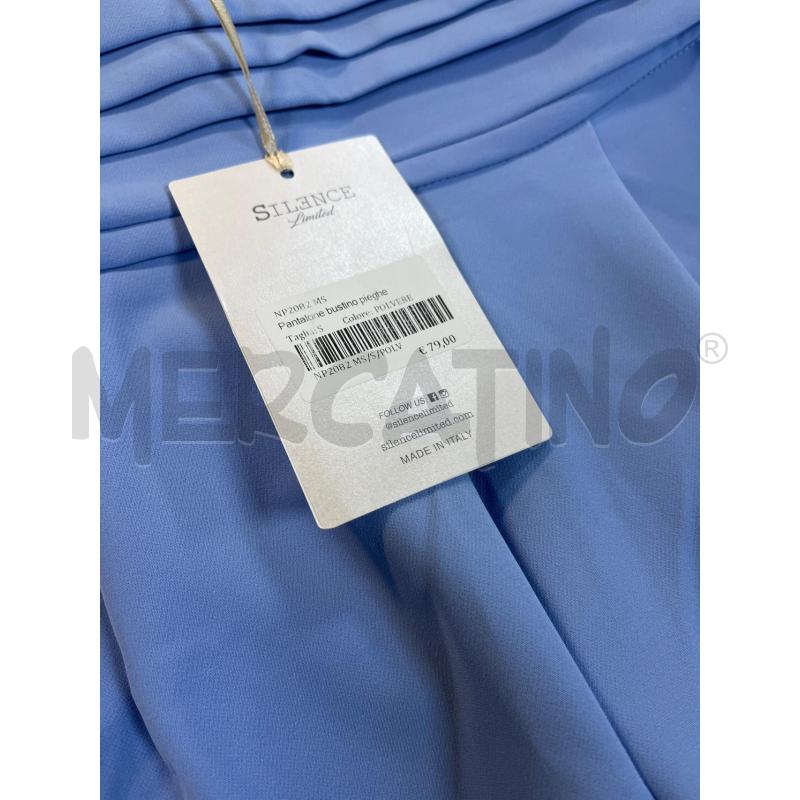 PANTALONE DONNA SILENCE NUOVO CELESTE  | Mercatino dell'Usato Ciampino 3