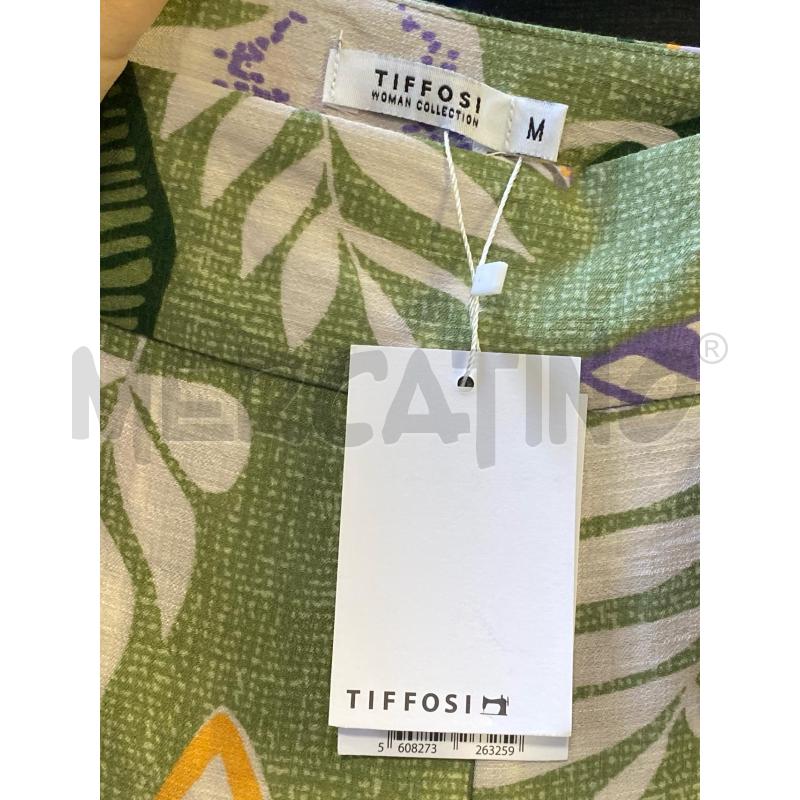 PANTALONE DONNA TIFFOSI NUOVO VERDE FANT FOGLIE | Mercatino dell'Usato Ciampino 3