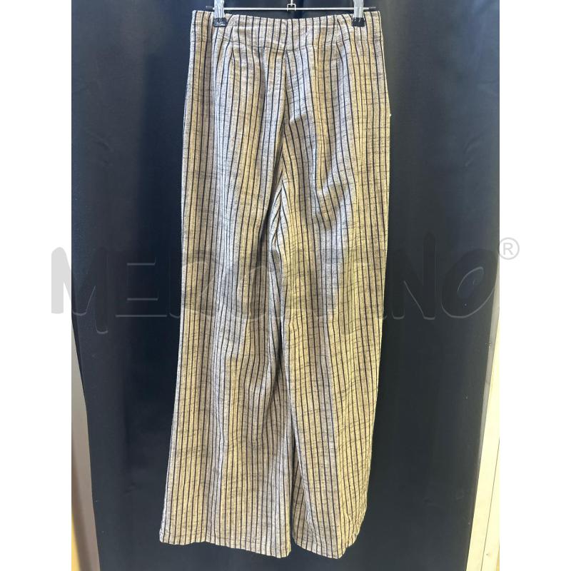 PANTALONE DONNA TOP SHOP BEIGE RIGHE NERE | Mercatino dell'Usato Ciampino 3