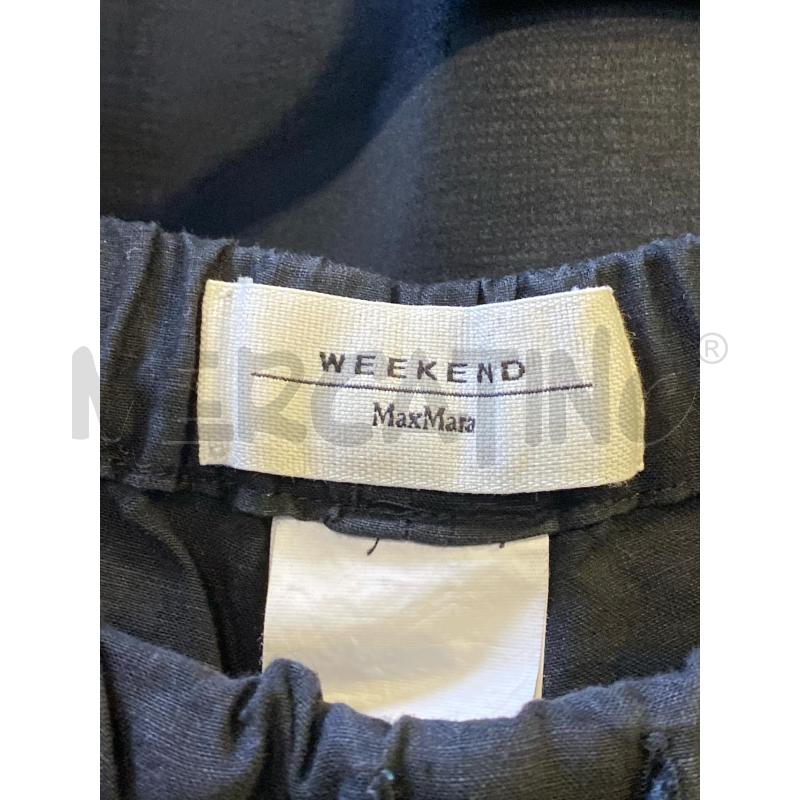 PANTALONE DONNA WEEKEND MAX MARA NERO | Mercatino dell'Usato Ciampino 2