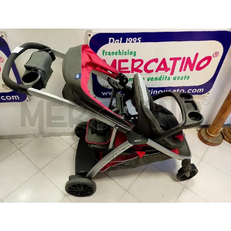 PASSEGGINO CHICCO STROLL'IN'2 ROSSO E NERO FRATELLARE | Mercatino dell'Usato Ciampino 3