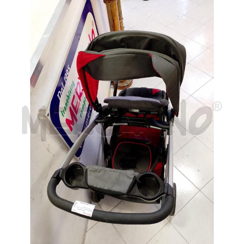 PASSEGGINO CHICCO STROLL'IN'2 ROSSO E NERO FRATELLARE | Mercatino dell'Usato Ciampino 4