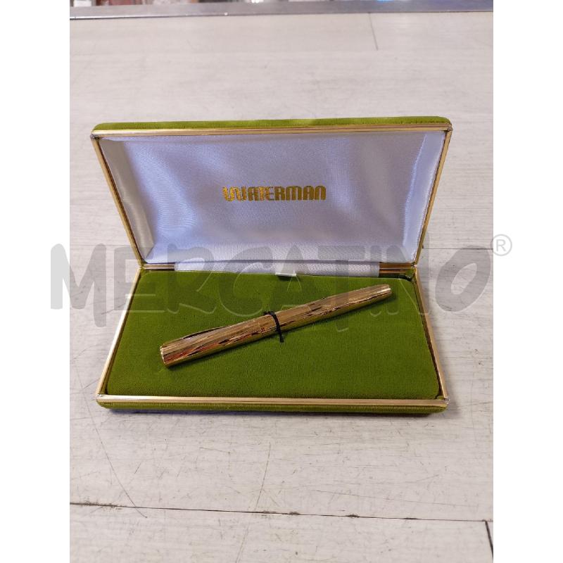 PENNA STILOGRAFICA WATERMAN PENNINO IN ORO | Mercatino dell'Usato Ciampino 1