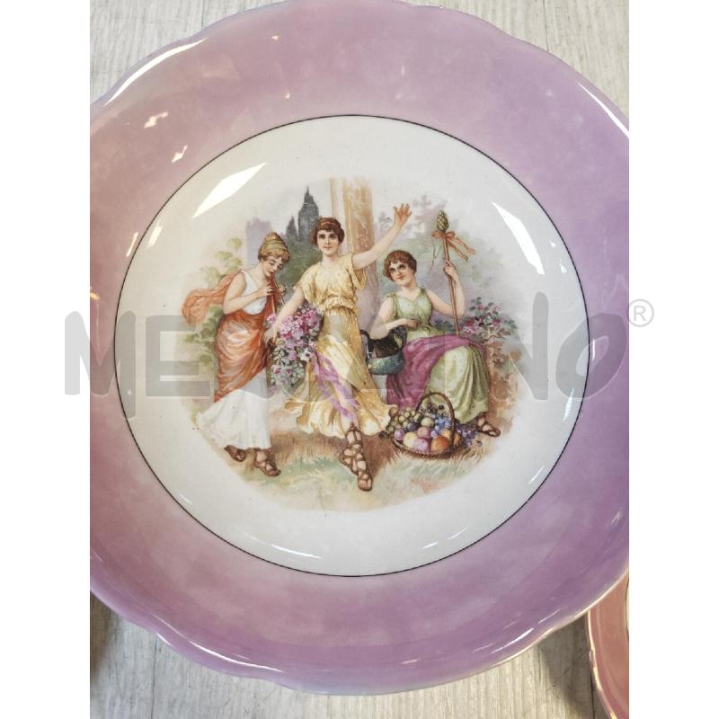 PIATTINI PZ. 6+CIOTOLA BAVARIA VIOLA | Mercatino dell'Usato Ciampino 3