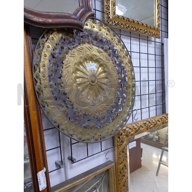PIATTO GRANDE IN OTTONE FIORE | Mercatino dell'Usato Ciampino 3