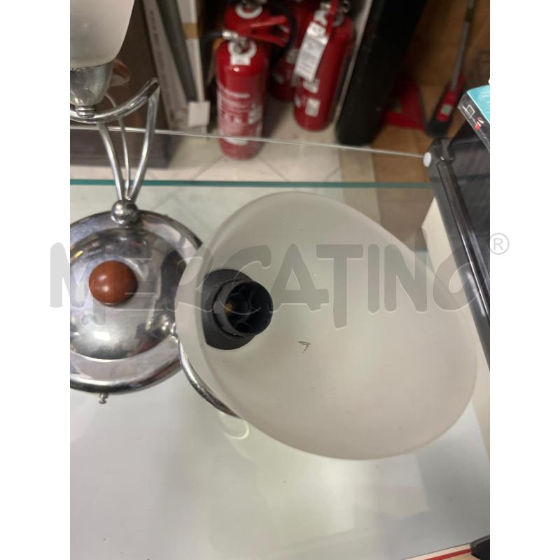 PLAFONIERA CROMATA TRE LUCI | Mercatino dell'Usato Ciampino 4
