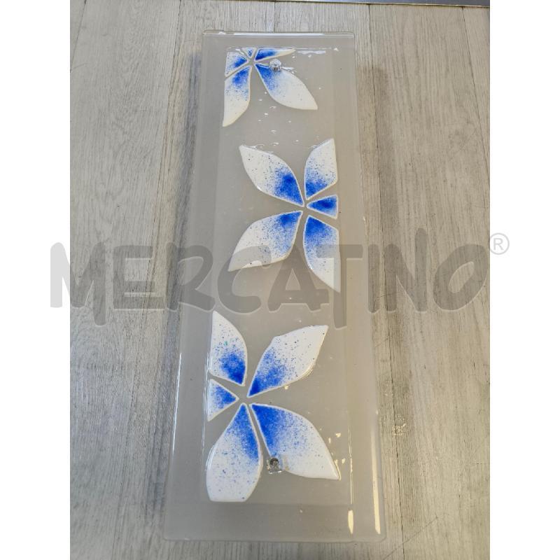 PLAFONIERA RETTANG.MURANO FIORI | Mercatino dell'Usato Ciampino 1