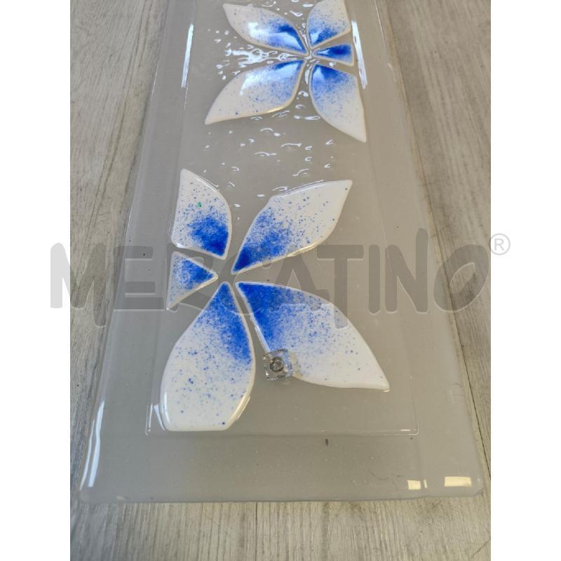 PLAFONIERA RETTANG.MURANO FIORI | Mercatino dell'Usato Ciampino 2