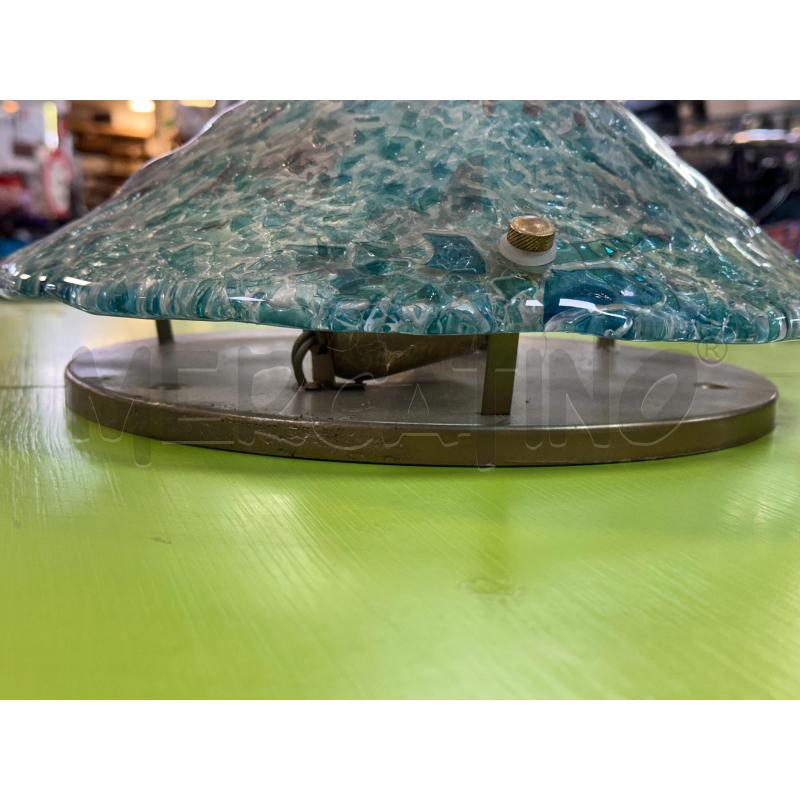 PLAFONIERA VINTAGE IN VETRO ARTISTICO | Mercatino dell'Usato Ciampino 3