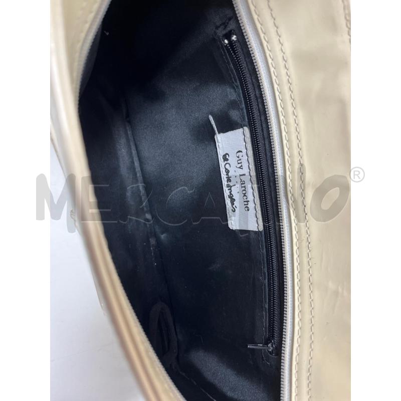 POCHETTE GUY LAROCHE BEIGE LUCIDA | Mercatino dell'Usato Ciampino 5