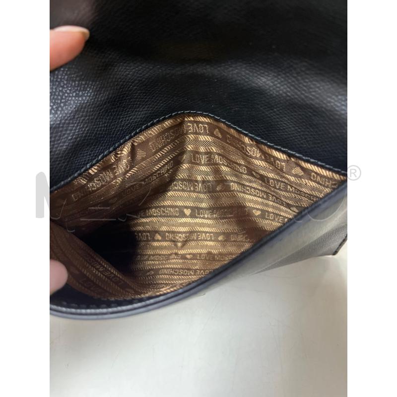 POCHETTE MOSCHINO NERA  | Mercatino dell'Usato Ciampino 5