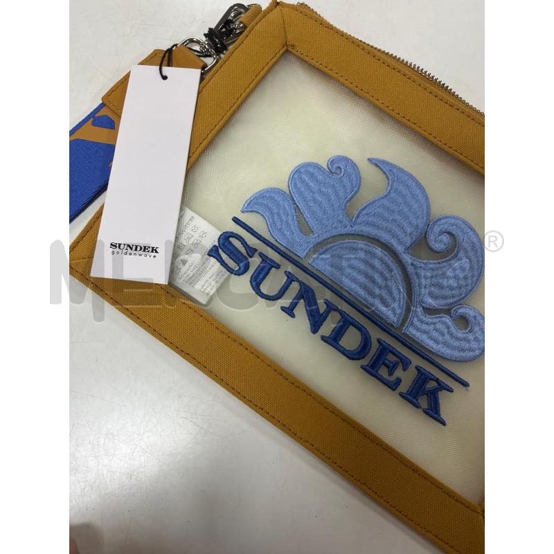 POCHETTE SUNDEK BLU GIALLA | Mercatino dell'Usato Ciampino 3