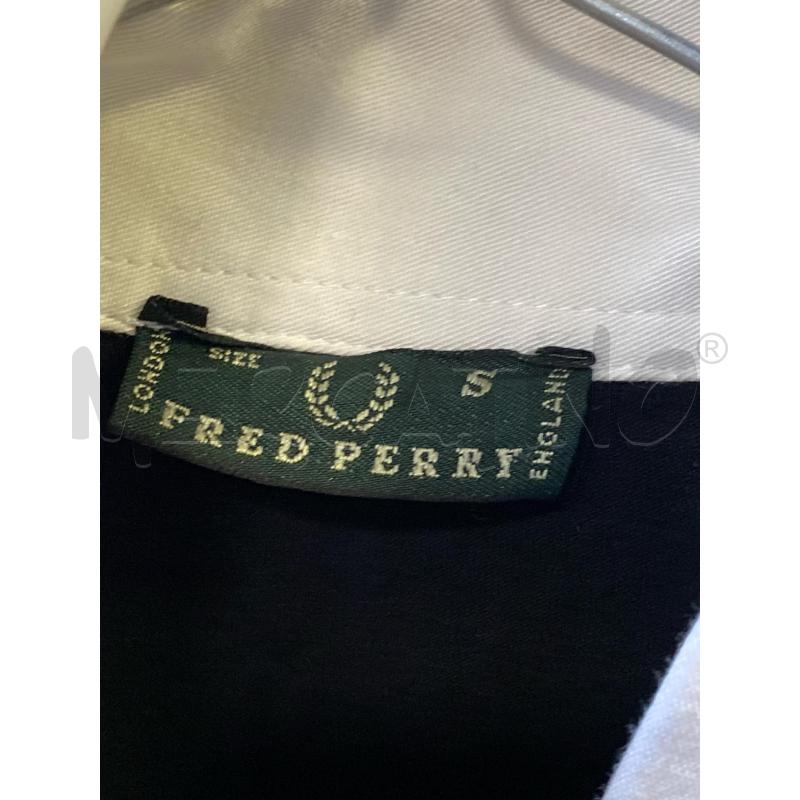 POLO DONNA FRED PERRY NERA RIF BIANCHI  | Mercatino dell'Usato Ciampino 2