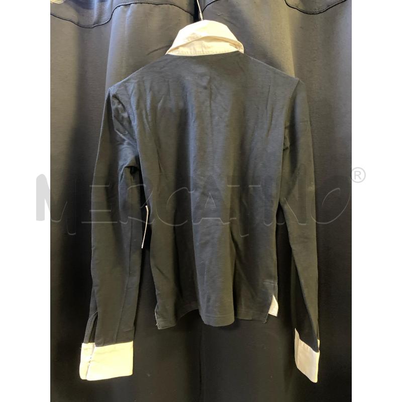 POLO DONNA FRED PERRY NERA RIF BIANCHI  | Mercatino dell'Usato Ciampino 3