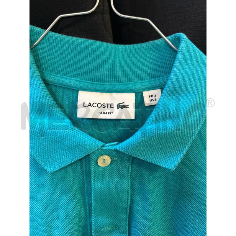 POLO DONNA LACOSTE TURCHESE  | Mercatino dell'Usato Ciampino 2