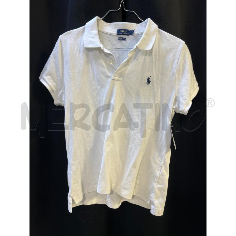POLO DONNA RALPH LAUREN BIANCA  | Mercatino dell'Usato Ciampino 1
