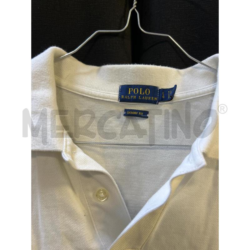 POLO DONNA RALPH LAUREN BIANCA  | Mercatino dell'Usato Ciampino 2