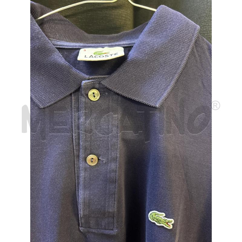 POLO UOMO LACOSTE BLU  | Mercatino dell'Usato Ciampino 2