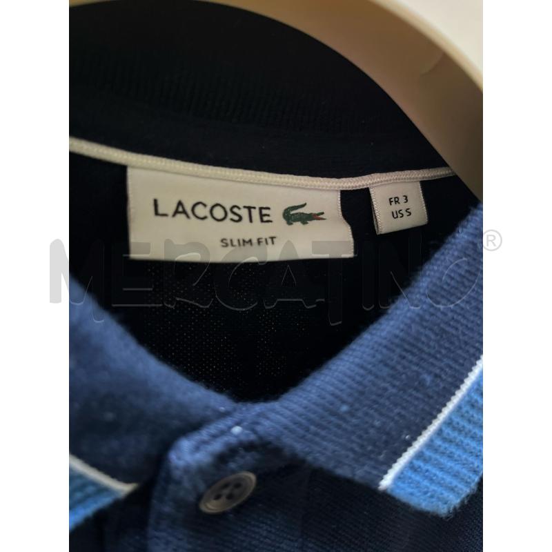 POLO UOMO LACOSTE BLU  | Mercatino dell'Usato Ciampino 2