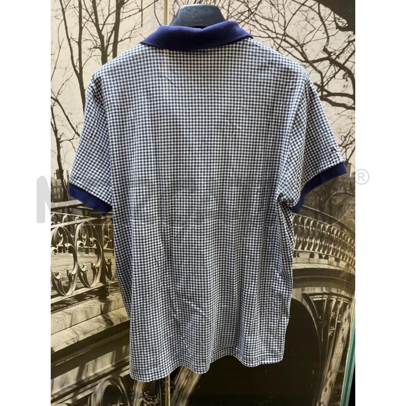 POLO UOMO LACOSTE QUADRETTI BLU BIANCHI  | Mercatino dell'Usato Ciampino 3