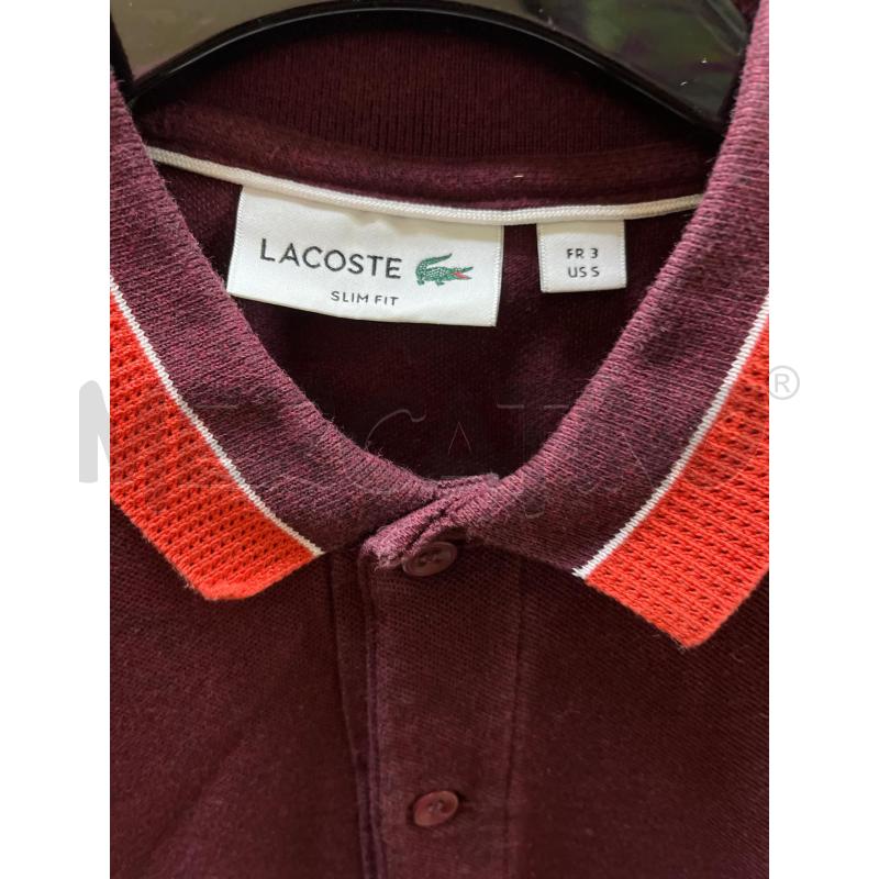 POLO UOMO LACOSTE ROSSA  | Mercatino dell'Usato Ciampino 2