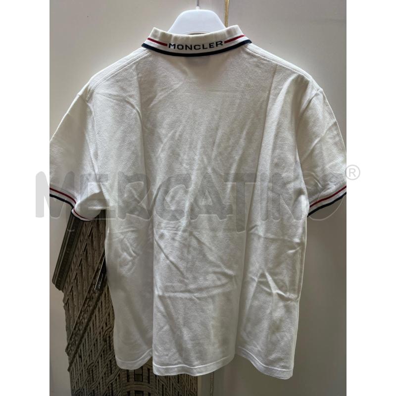 POLO UOMO MONCLER BIANCA | Mercatino dell'Usato Ciampino 3
