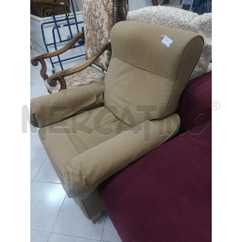POLTRONA OCRA  | Mercatino dell'Usato Ciampino 3
