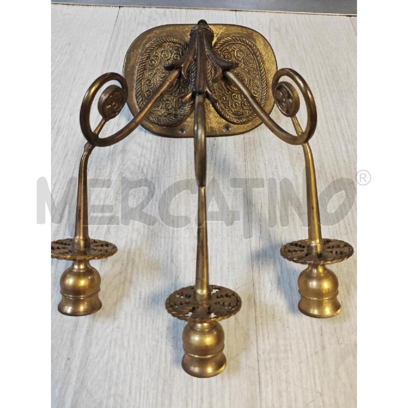 PORTA CANDELA PZ.2 OTTONE | Mercatino dell'Usato Ciampino 3