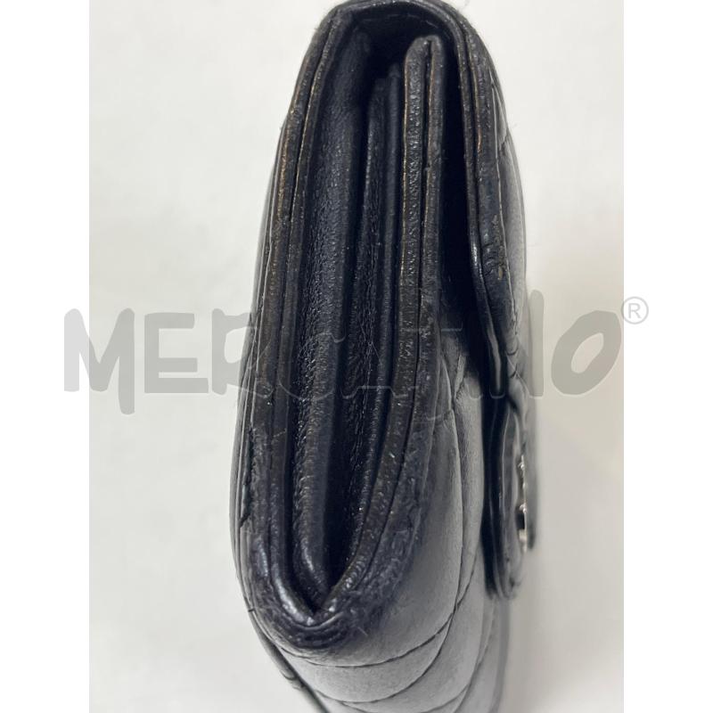 PORTA FOGLIO/CARTE CHANEL NERO TRAP. DIFETTO MINIMO | Mercatino dell'Usato Ciampino 5