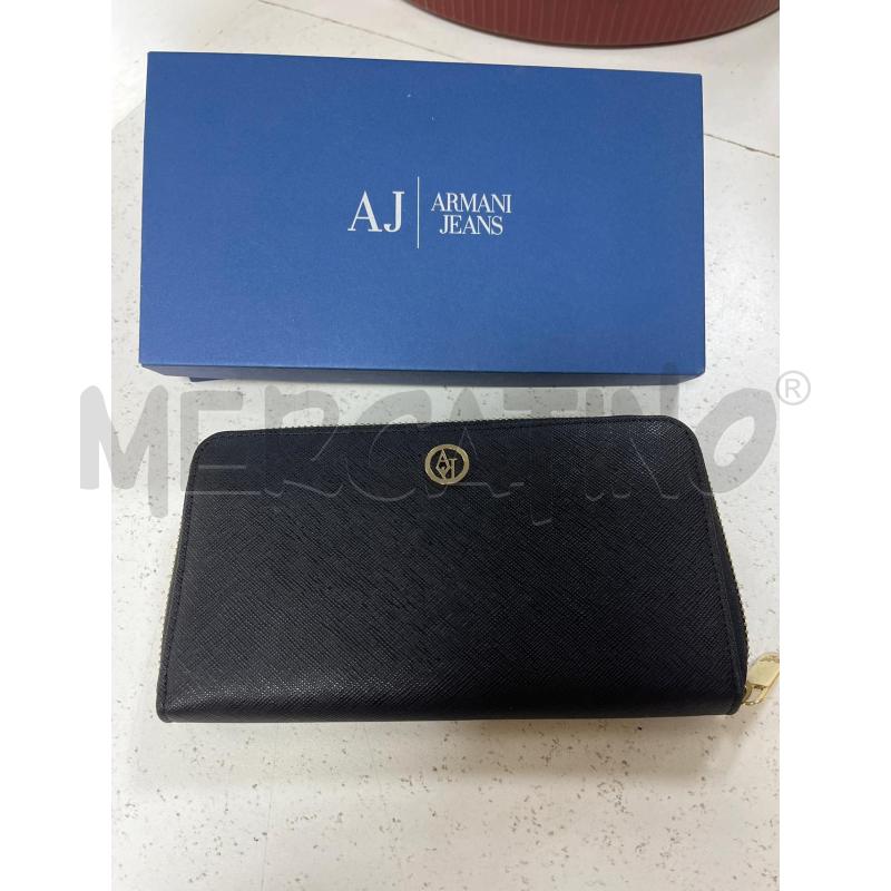 PORTA FOGLIO ARMANI JEANS NERO | Mercatino dell'Usato Ciampino 1