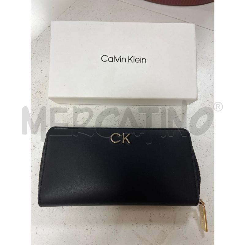 PORTA FOGLIO CALVIN KLEIN NERO  | Mercatino dell'Usato Ciampino 1