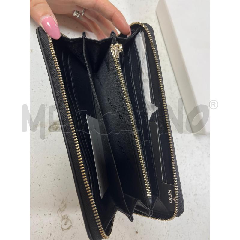 PORTA FOGLIO CALVIN KLEIN NERO  | Mercatino dell'Usato Ciampino 2