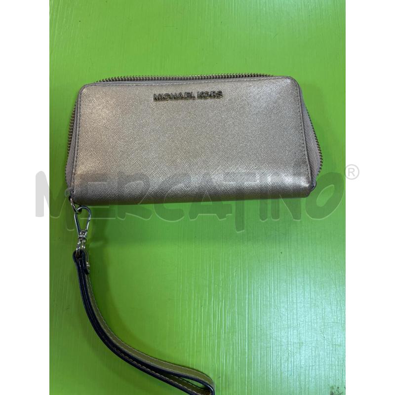 PORTA FOGLIO E TELEFONO MICHAEL KORS DORATO | Mercatino dell'Usato Ciampino 1