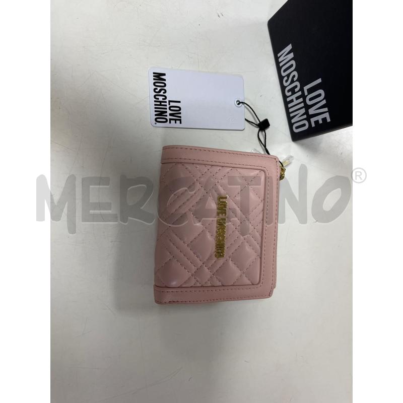 PORTA FOGLIO LOVE MOSCHINO ROSA NUOVO | Mercatino dell'Usato Ciampino 2