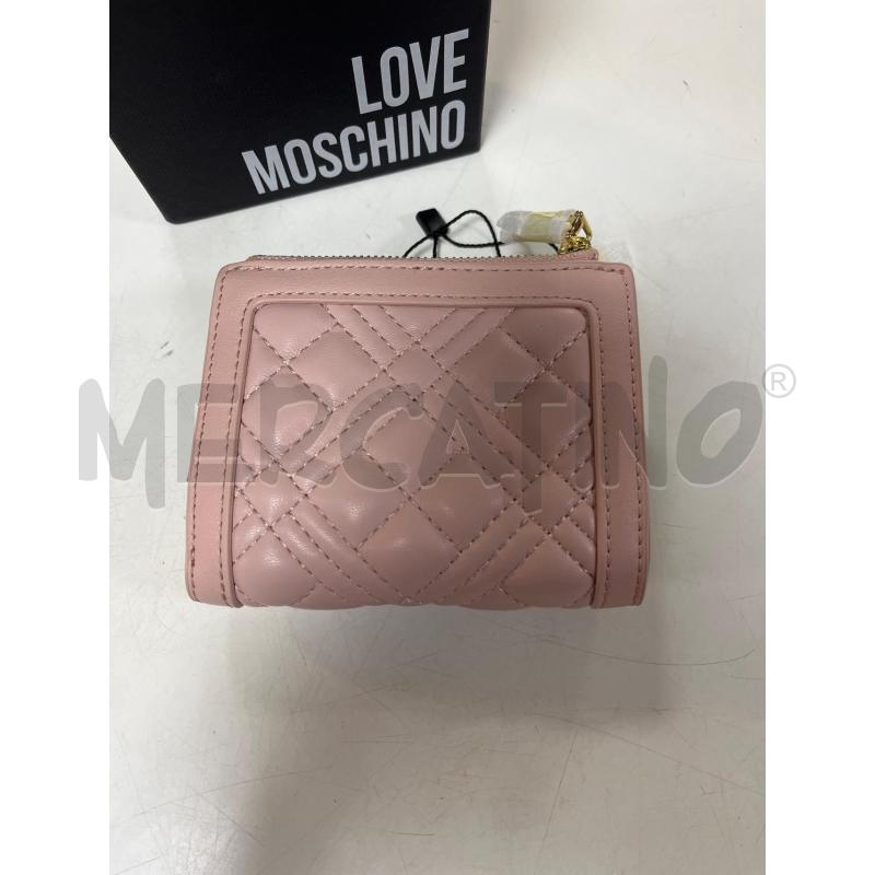 PORTA FOGLIO LOVE MOSCHINO ROSA NUOVO | Mercatino dell'Usato Ciampino 3