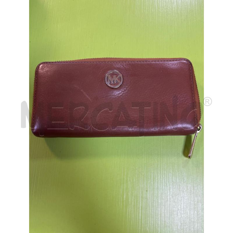 PORTA FOGLIO MICHAEL KORS MARRONE PELLE | Mercatino dell'Usato Ciampino 1
