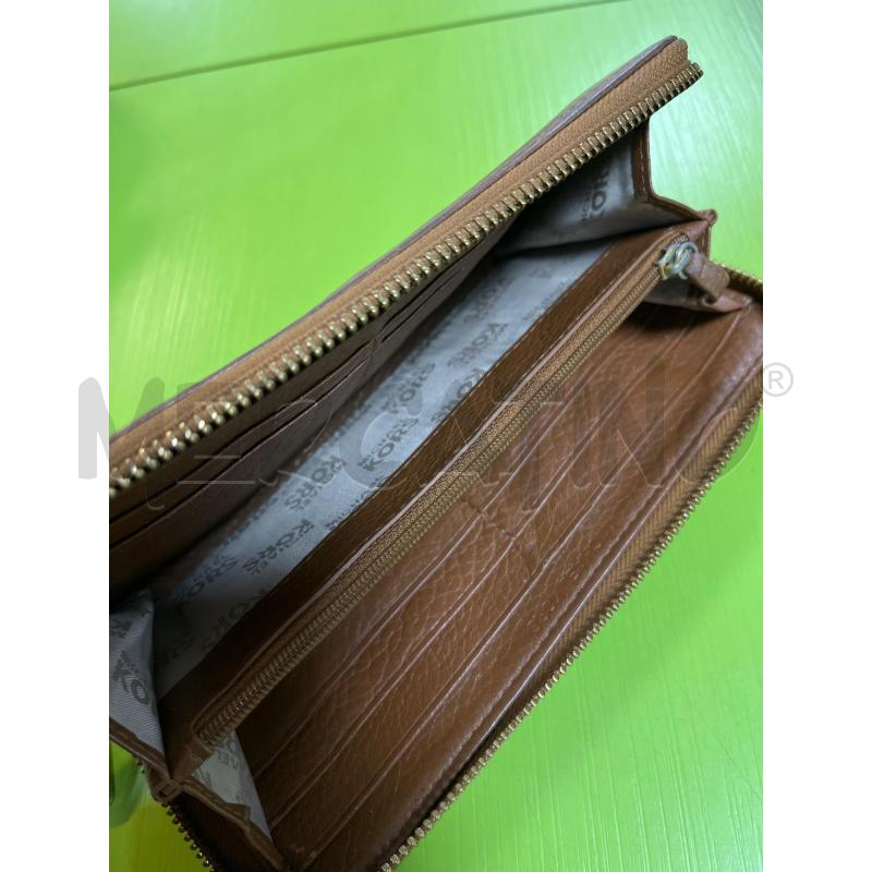 PORTA FOGLIO MICHAEL KORS MARRONE PELLE | Mercatino dell'Usato Ciampino 4